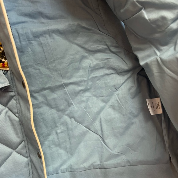 Hunter Bell Blue Quilted Vest with Multicolor Pattern - Picture 10 of 13